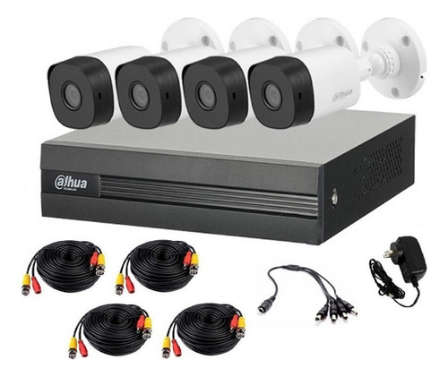 Kit De 8 Canales 2mp Con 4 Cámaras, Dvr Con Int. Artificial