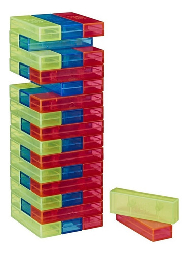 Juego De Mesa Jenga Neon Hasbro