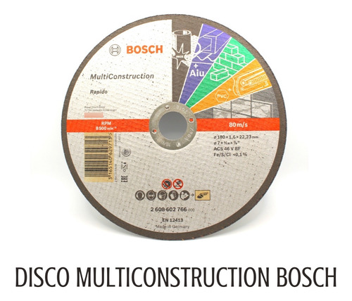 Disco Multiconstruction Bosch 7 