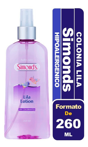 Simond's Baby Care Colonia Para Bebe 260 Ml Elige Fragancia