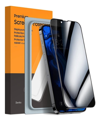 Mica Protector Glass Antiespía Benks Para iPhone 13 Pro 6.1