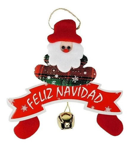 Adorno Colgante Deco Puerta Campanas Navidad Pettish Online