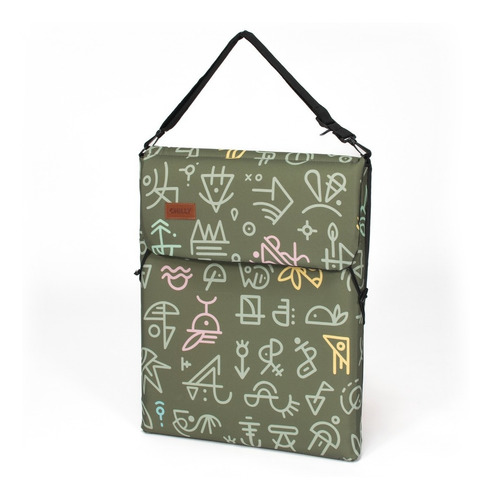 Imagen 3 de 9 de Reposera Plegable Chilly Diseño Doodle Wall