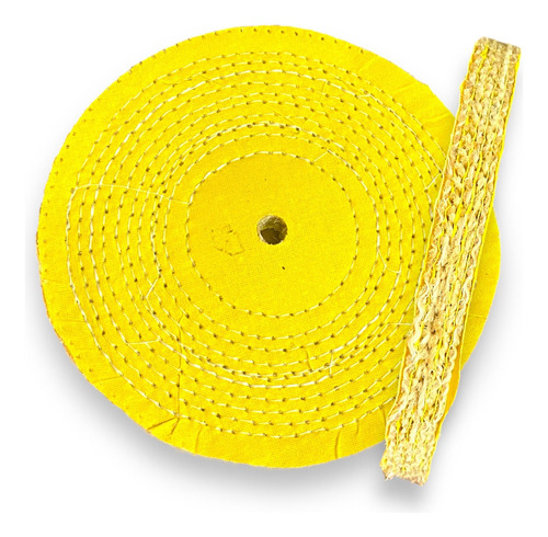 Roda Transisal Amarelo Resinado 250mm - Inox Cm Polimento