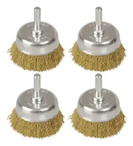 Comprar Kit 4 Cardas Copa Ondulada Alambre Delgado 1 PuLG Zanco 1\u002F4