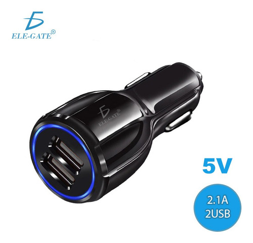 Turbo Cargador Para Auto Carga Rapida Qc 3.0 2 Puertos Usb