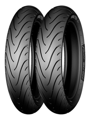 Kit Cubiertas 90 80 17 + 130 70 17 Michelin