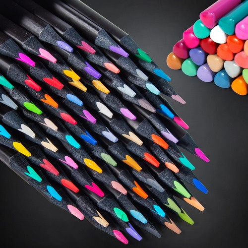 Lápices Soft Profesionales Set 24 Colores + Croquera Negra