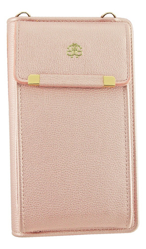 Bolsa Para Dama Crossbody Juvenil Elegante Porta Celular Mp- Color Rosa - Pk Ccg-12