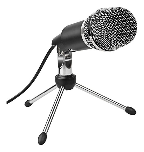 Microfono Condensador 0.138 In Plug And Play Pc Chat
