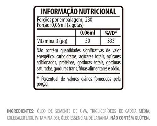 Vitamina D3 Belt Bariatric- 15 Ml- 2.000ui Cada 2 Gotas