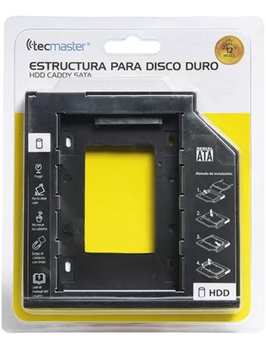 Estructura Para Disco Duro Hdd Caddy Sata Tecmaster 