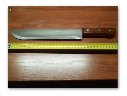 Cuchillo De Cocina Carnicero (37cm De Lagro Y 2mm De Grosor)