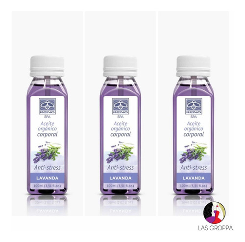 Aceite Lavanda, Antistress Reino X 3unidades