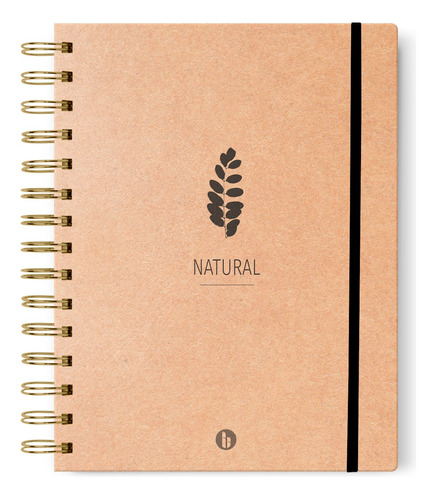 Cuaderno Ecologico A5 Tapa Dura 80 Hojas Lisas. Natural