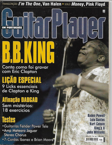 Revista Guitar Player Nº56 Outubro 2000 B. B. King 