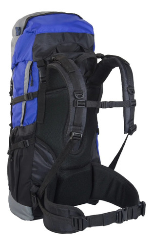 Mochila Sierra Verde Raptor 50 Lts Montaña Escalada Campismo Color Azul