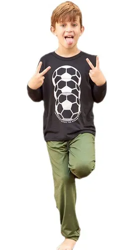 Pijama Var n Futbol Jaia 22028 Talles 4 Al 16