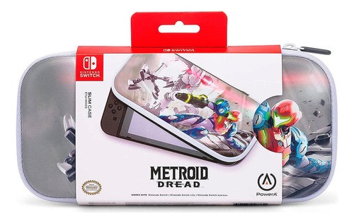Funda Powera Slim Case Metroid Dread Nintendo Switch Vdgmrs_