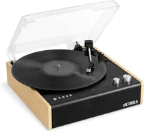 Comprar Tocadiscos Victrola Vintage VTA-72-BAM marrón claro con Bluetooth 220V