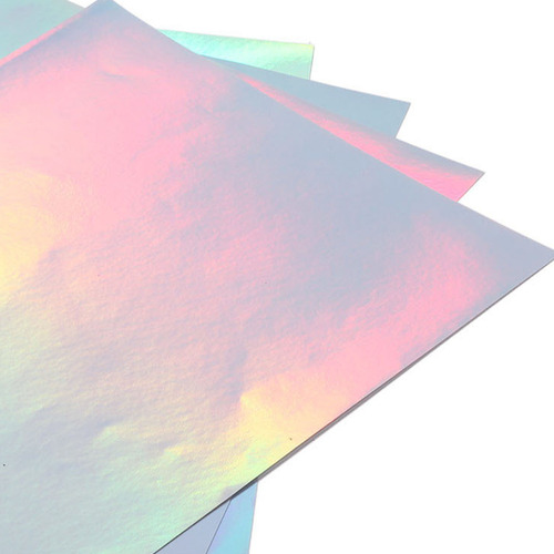 Papel Adhesivo Holográfico Imprimible A4 De 22 Hojas A Prueb