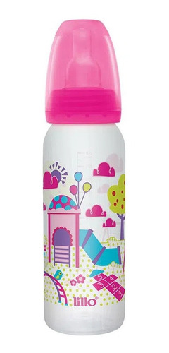 Conjuto Com 3 Mamadeiras Lillo Evolução Rosa 50/120/240ml