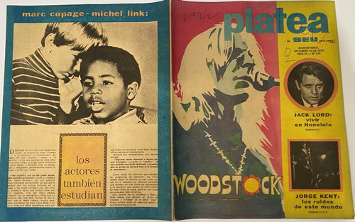 Platea, Nº 274 Oct 1970 Woodstock Tv Cine Radio Teatro Cr02