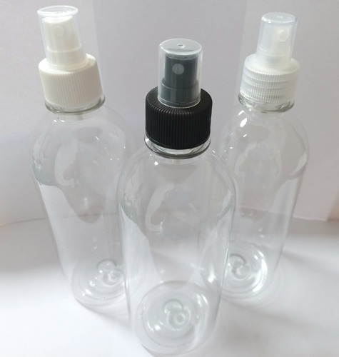 Frasco, Envase Botella Pet 500ml Modelo Alto Con Spray X100