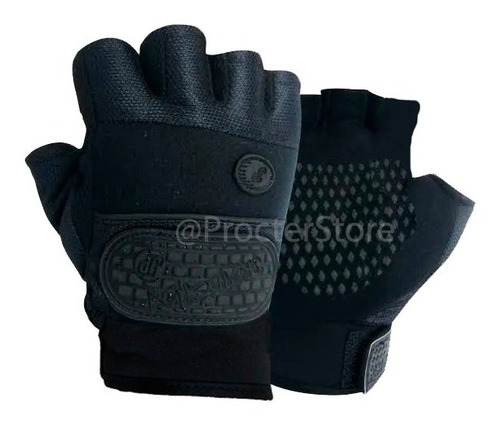 Guantes Corto Medio Dedo Gym Unisex Deportes Moto Ciclismo