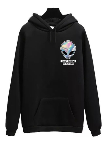 Blusa De Frio Moletom Alien Frase 