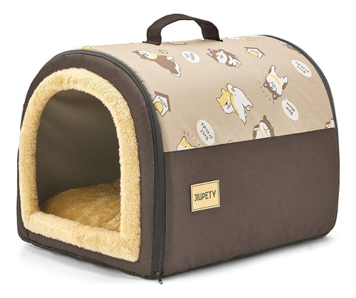 Jiupety 2 En 1 Casa Para Gatos Y Perros Pequeños Portatil