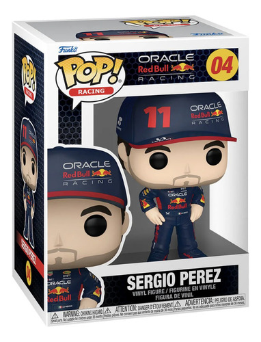 Sergio Perez Funko Pop 4 Red Bull Racing Formula 1