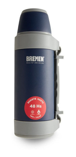 Termo Acero Inoxidable Bremen 1.2lts  Resiste 48hs + Yerbera