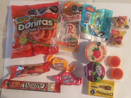 Aguinaldo Navideño Dulces Regalo Bolsitas De Dulces 12 Pzs