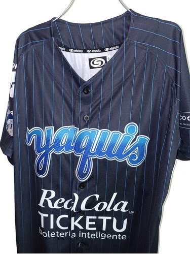 Jersey Beisbol Yaquis Cd Obregón Utilería Jugador Rayado