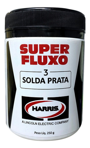 Fundente Harris Soldar Plata Super Fluxo Refrigeracion 250g