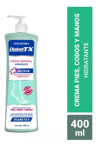 Goicoechea Diabet Tx Crema Frasco De 400 Ml.