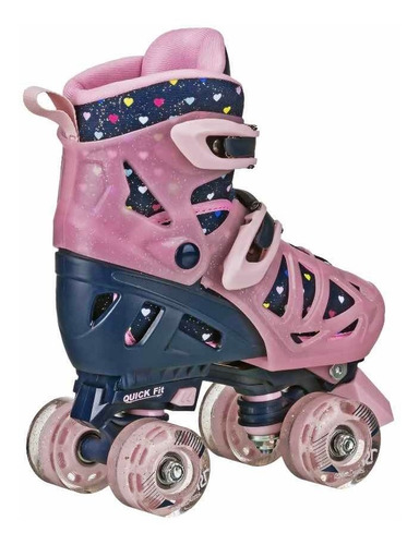 Imagen 4 de 5 de Patines 4 Ruedas Niña Ajustables Roller Derby Talla 30 A 32