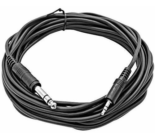 Cable - Audio Sísmico - Sa-ierqm25-25 Pies 1-8 Pulgada 3.5 M