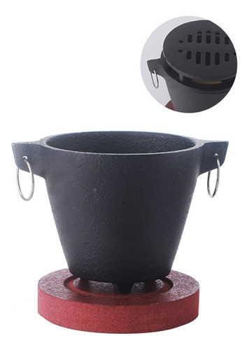 Churrasqueira Hibachi De Ferro Fundido Mesa De Acampamento