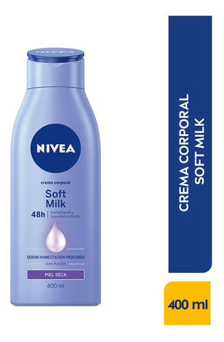 Crema Corporal Nivea Soft Milk X 400ml
