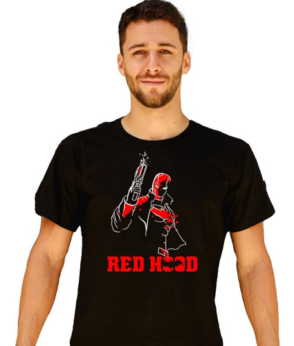 Remera De Red Hood  - Capucha Roja - Jason Tood - Dc Comics