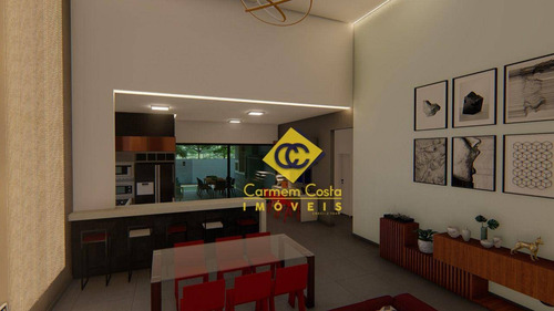 Imagem 11 de 19 de Lançamento!! Casa Linear Com Design Moderno No Condomínio Alphaville Em Rio Das Ostras!! - Ca2182