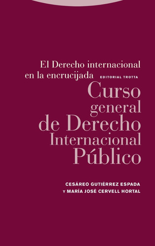 Curso General De Derecho Internacional Publico, De Cesáreo Gutiérrez Espada / María José Cervell Hortal. Editorial Trotta, Tapa Blanda En Español