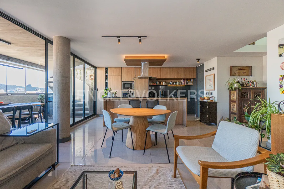 Imagen 4 de 22 de Moderno Penthouse Duplex - Barrio Las Lilas