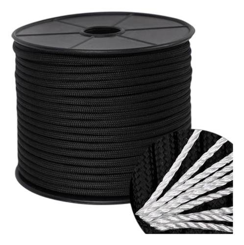 Cuerda Paracord De 9 Hebras De 4mm, 50m