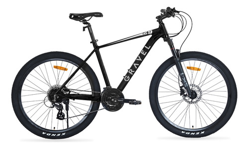 Bicicleta Gravel Andes Mtb De Montaña R29 24v Negro/plata