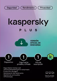 Kaspersky Internet Security 1 Pc 1 Año Oferta Especial