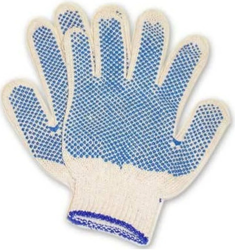 Imagen 5 de 8 de Pack X12 Guantes Moteados De Trabajo Reforzado Resistente