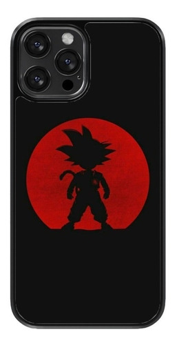 Funda Para Celular Dragon Ball Goku Niño Luna Llena Roja Neg